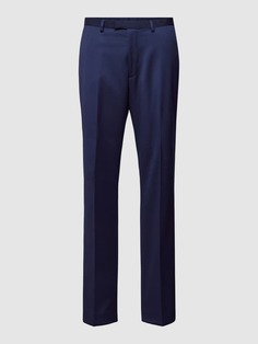 Костюмные брюки с заглаженными складками McNeal, темно-синий