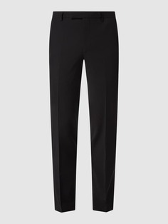 Костюмные брюки с зажатыми складками, модель &quot;Райан&quot; Pierre Cardin, черный