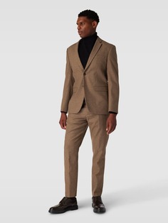 Куртка приталенного кроя с нагрудным карманом, модель MARK Selected, светло-коричневый