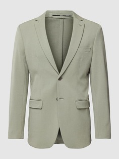 Куртка приталенного кроя на двух пуговицах, модель CORBY Selected, светло-зеленый