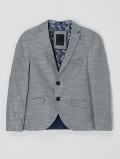 Куртка приталенного кроя на 2 пуговицах и эластичной ткани G.O.L., синий Гол