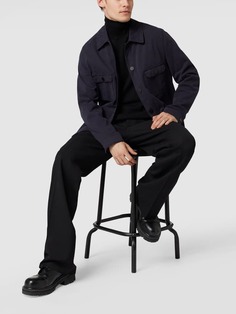 Куртка-рубашка с карманами с клапанами Christian Berg, синий