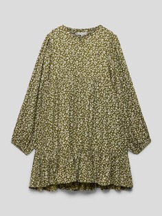 Многоярусное платье Tommy Hilfiger, оливково-зеленый