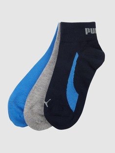 Носки в упаковке 3 шт Puma, темно-синий