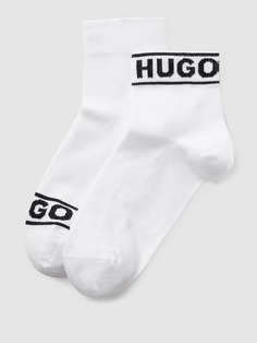 Носки с принтом этикетки, в упаковке 2 шт HUGO, белый