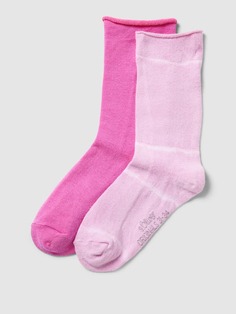 Носки с эластичным наполнением, в упаковке 2 шт s.Oliver, розовый