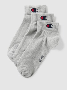 Носки с этикеткой, в упаковке 3 шт., модель Quarter Sock CHAMPION, серый