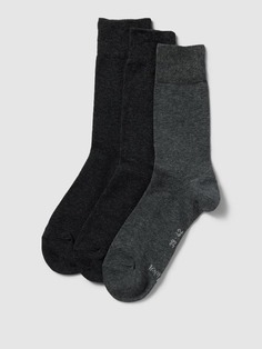 Носки с эластичным наполнением, в упаковке 3 шт s.Oliver, темно-серый