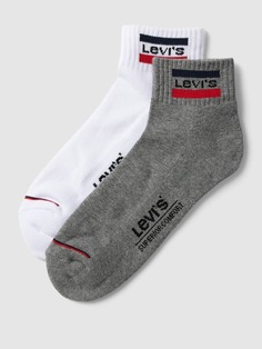 Носки с этикеткой, в упаковке 2 шт Levi&apos;s, серый Levis