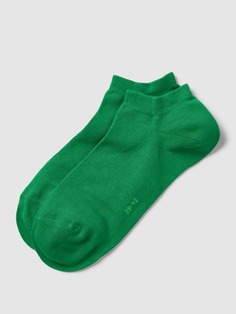 Носки-кроссовки с ребристыми манжетами в упаковке 2 шт., модель Basic Uni Esprit, зеленый