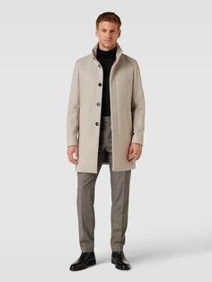 Пальто меланжевого цвета, модель Harvey Matinique, серо-коричневый
