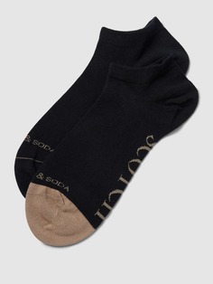 Носки-кроссовки с этикеткой, в упаковке 2 шт Scotch &amp; Soda, черный