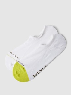 Носки-кроссовки с этикеткой, в упаковке 2 шт., модель Dip Toe Scotch &amp; Soda, белый
