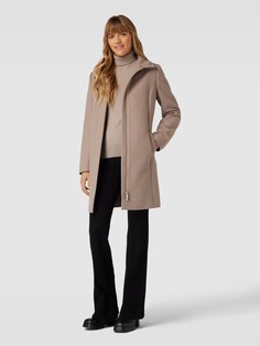 Пальто с воротником стойкой Montego, серо-коричневый