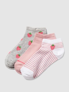 Носки-кроссовки с эластичным наполнением, в упаковке 6 шт s.Oliver, розовый