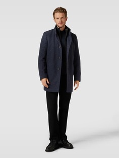 Пальто с нагрудным карманом s.Oliver BLACK LABEL, темно-синий