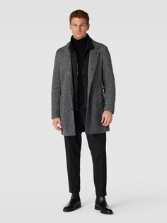 Пальто со вставкой на молнии Roy Robson, светло-серый