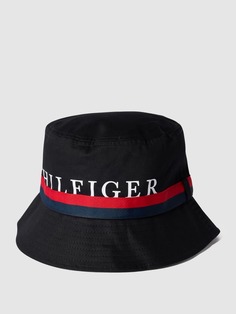 Панама с полосками-лейблами Tommy Hilfiger, антрацит