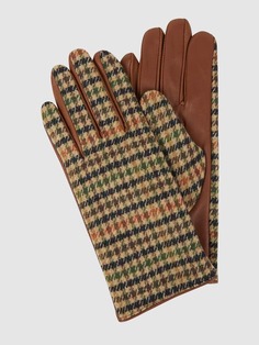 Перчатки в клетку Weikert-Handschuhe, коричневый