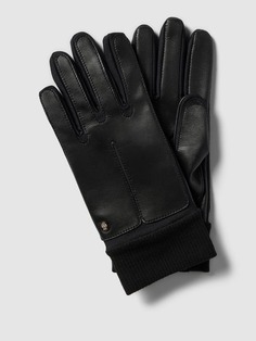 Перчатки с ребристыми манжетами модель &quot;Копенгаген&quot; Roeckl, черный