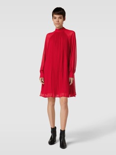 Платье длиной до колена со складками Jake*s Collection, вишнево-красный