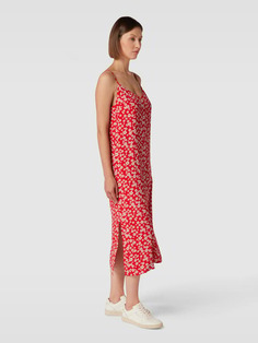 Платье миди с цветочным узором по всей поверхности Jake*s Casual, красный