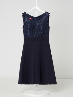 Платье с кружевом G.O.L., темно-синий Гол