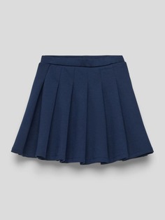 Плиссированная юбка с содержанием вискозы s.Oliver, темно-синий