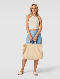 Пляжная сумка из хлопка модель &quot;Ребекка&quot; Esprit, песочный