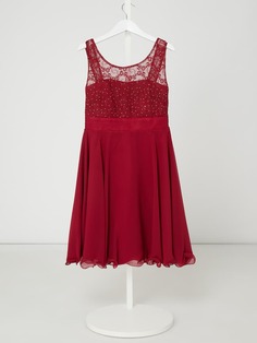 Платье с отделкой пайетками G.O.L., вишнево-красный Гол