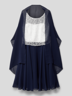 Платье с палантином G.O.L., темно-синий Гол
