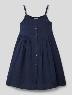 Платье с планкой на пуговицах s.Oliver, темно-синий