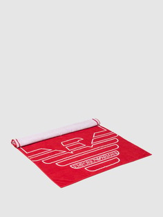 Пляжное полотенце из махровой ткани Emporio Armani, красный