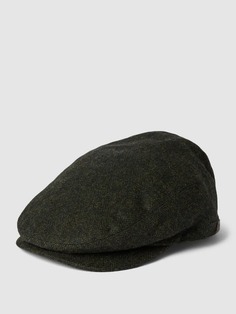 Плоская кепка со структурированным узором, модель «Барлоу» Barbour, оливково-зеленый