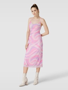 Платье с узором по всей поверхности Review, розовый