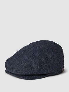 Плоская кепка со структурированным узором, модель «Барлоу» Barbour, темно-синий