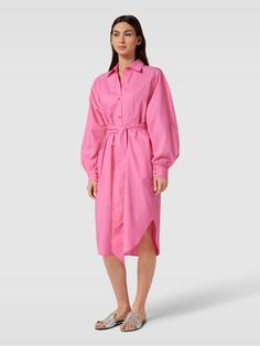 Платье-рубашка с поясом модель &quot;Камеран&quot; HUGO, розовый