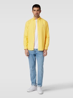 Повседневная рубашка индивидуального кроя с воротником на пуговицах Polo Ralph Lauren, горчично-желтый