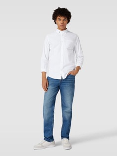 Повседневная рубашка классического кроя с воротником на пуговицах, модель «НИЛ» Only &amp; Sons, белый