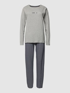 Подарочный набор, состоящий из пижамы и носков модели «Луиза» Happy Shorts, серый