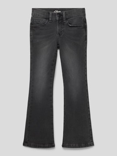Расклешенные джинсы с пятью карманами s.Oliver, черный