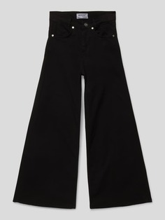 Расклешенные брюки с лейблом Blue Effect, черный