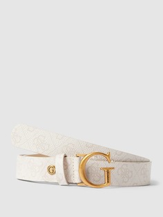 Ремень с пряжкой, модель &quot;GINEVRA LOGO&quot; Guess, бежевый