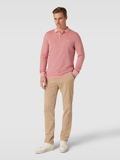 Рубашка-поло с вышивкой этикеток Marc O&apos;Polo, пыльно-розовый
