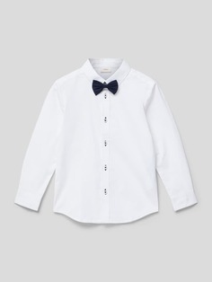 Рубашка с галстуком-бабочкой s.Oliver, белый