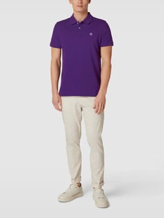Рубашка-поло с вышитым логотипом McNeal, фиолетовый