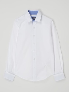 Рубашка приталенного кроя из смесового хлопка G.O.L., белый Гол