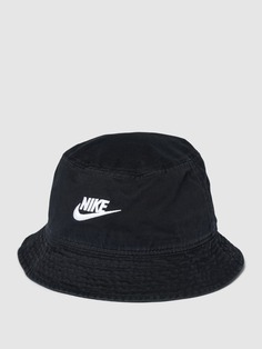 Рыбацкая шапка с пришивной этикеткой Nike, черный