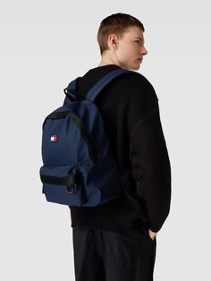 Рюкзак двухцветного дизайна с нашивкой-лейблом Tommy Jeans, темно-синий
