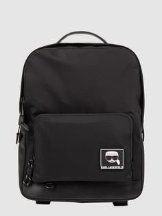 Рюкзак с мультимедийным отделением Karl Lagerfeld, черный